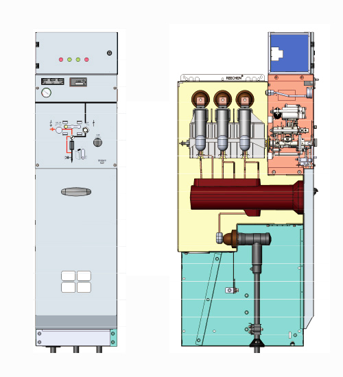 负荷开关-熔断器组合电器单元柜T